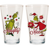 The Grinch Naughty Nice Pint Glass Set