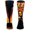 Ozzy Osbourne Prince of Darkness Sublimated Crew Socks - front and back view