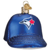 Toronto Blue Jays Baseball Cap Glass Ornament by Old World Christmas
