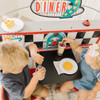 Star Diner Restaurant Booth and Kitchen Playset 