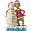 Grinch with Grinchy Snowman Figure by Jim Shore