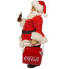 Coca-Cola Santa with Cooler Fabriché Figure - Side View