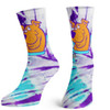 Scooby Doo Tie Dye Sublimated Socks by Bioworld