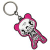 Gloomy Bear Skeleton Enamel Keychain