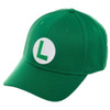 Nintendo Super Mario - Luigi Embroidered Logo Green Flex Fit Cap