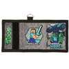 Minecraft Survival Mode Wallet Set with Lanyard and Keychain - wallet exterior