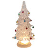 10.625" LED Glitter Tree with Jingle Bells