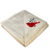 Embroidered Cardinal Sentiment Fleece Blanket