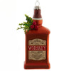5.125" Glass Alcohol Bottle Ornaments - Whiskey