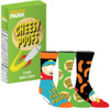 South Park Cheesy Poofs 3-Pair Pack of Crew Socks in Gift Box