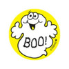 Boo! - Coconut Scent Retro Scratch 'n Sniff Stinky Stickers