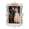 First Dance As Mr. & Mrs. Picture Frame Personalized Christmas Ornament