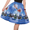 Christmas Eve Blue Skirt