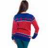 Ladies Montreal Canadiens Ugly Christmas Sweater (Back).