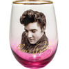 Elvis Presley Stemless Wine Glass