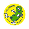 Dill-ightful - Dill Pickle Scent Retro Scratch 'n Sniff Stinky Stickers