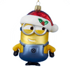 Despicable Me Minion 5-Inch Glass Holiday Ornament.