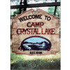 Camp Crystal Lake Friday The 13th Flat Fridge Magnet