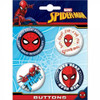 Spider-Man Buttons - Set of 4
