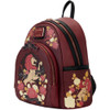 Harry Potter Hufflepuff Floral Tattoo Backpack by Loungefly - Side