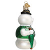 Side View - Sam the Snowman Ornament