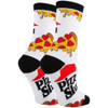Pizza Slut Parody Logo Crew Socks