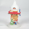 Department 56 Santa's Dairy Queen Cone House Snow Village Building - View with cord