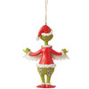  Grinch Holding Merry Grinchmas Banner Ornament By Jim Shore