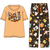  Hello Kitty and Friends Halloween Pajama Set
