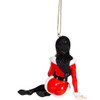 Elvira Sultry Santa Ornament