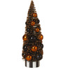 10" Halloween Bottle Brush Tree with Ornaments