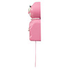 Pink Satin Lady Kit-Cat Klock - Side View