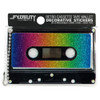 Retro Cassette Wallet Sticker - Dazzler Rainbow Glitter