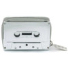 Women's Retro Cassette Wallet - Silver