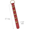 Leather Sleigh Bell Strap with 5 Bells