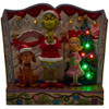 Grinch with Max and Cindy In Book Figure by Jim Shore