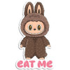 Labubu Eat Me Die Cut Sticker