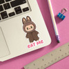 Labubu Eat Me Die Cut Sticker