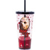 Friday the 13th Horror Tumbler with Liquid Blood