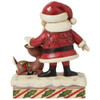Santa Petting Rudolph Light-Up Nose Figure by Jim Shore