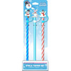 Frosty Silicone Straw Topper Set Frosty Silicone Straw Topper Set