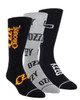 Ozzy Osborne 3-Pair Pack of Men's Crew Socks