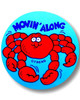 Movin' Along - Crab Scent Retro Scratch 'n Sniff Stinky Stickers 