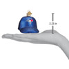Toronto Blue Jays Baseball Cap Glass Ornament by Old World Christmas