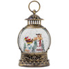 Santa Sleigh Ride Spinning Glitter Lantern