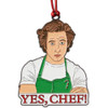 Yes, Chef The Bear Enamel Holiday Ornament