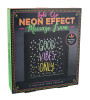 Light Up Neon Effect Message Frame