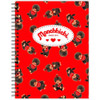 Monchhichi Red Spiral Notebook by Pipsticks
