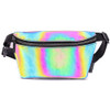 Slim Fanny Pack Crossbody Bag - Reflective Rainbow