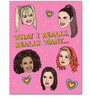 Spice Girls What I Really Really Want Birthday Card